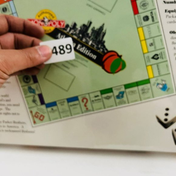 Vintage Monopoly Atlanta Edition 1995 Real Estate Trading Game Hasbro New Sealed - Picture 7 of 7